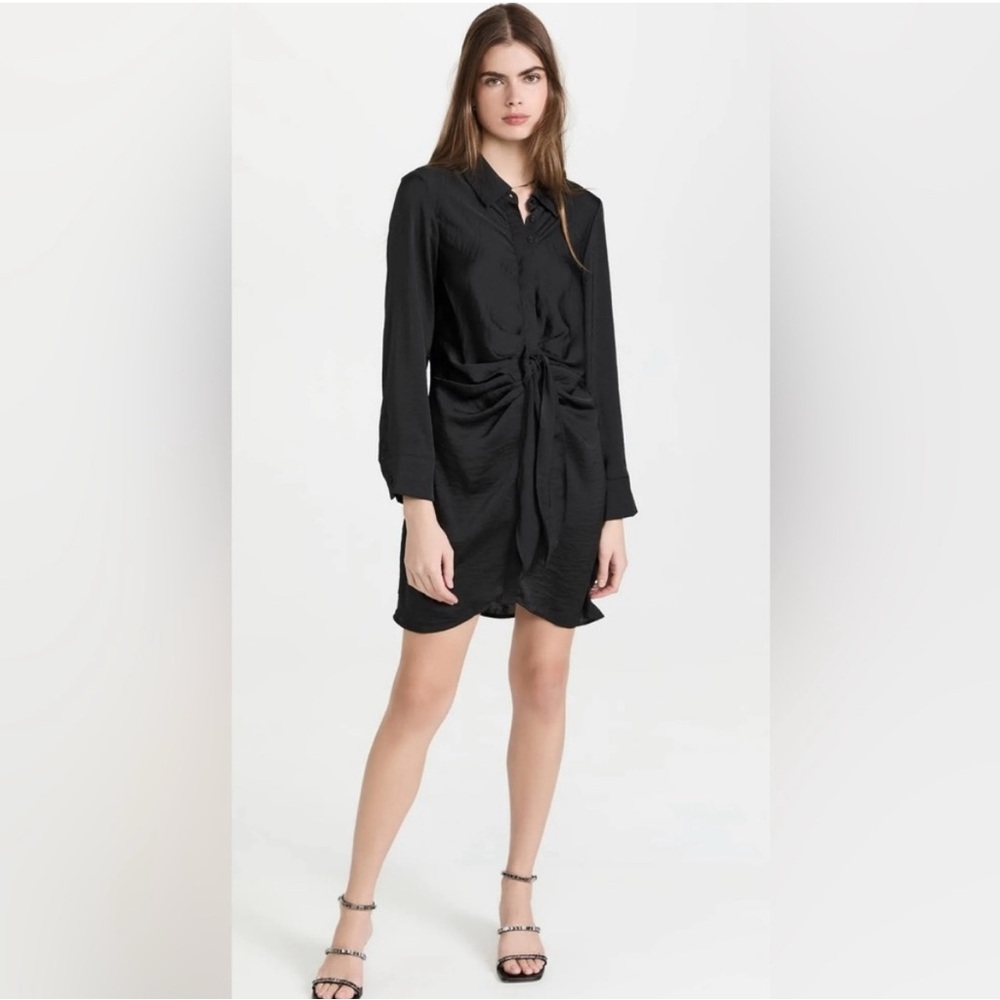 Steve Madden Black Long Sleeve Dress